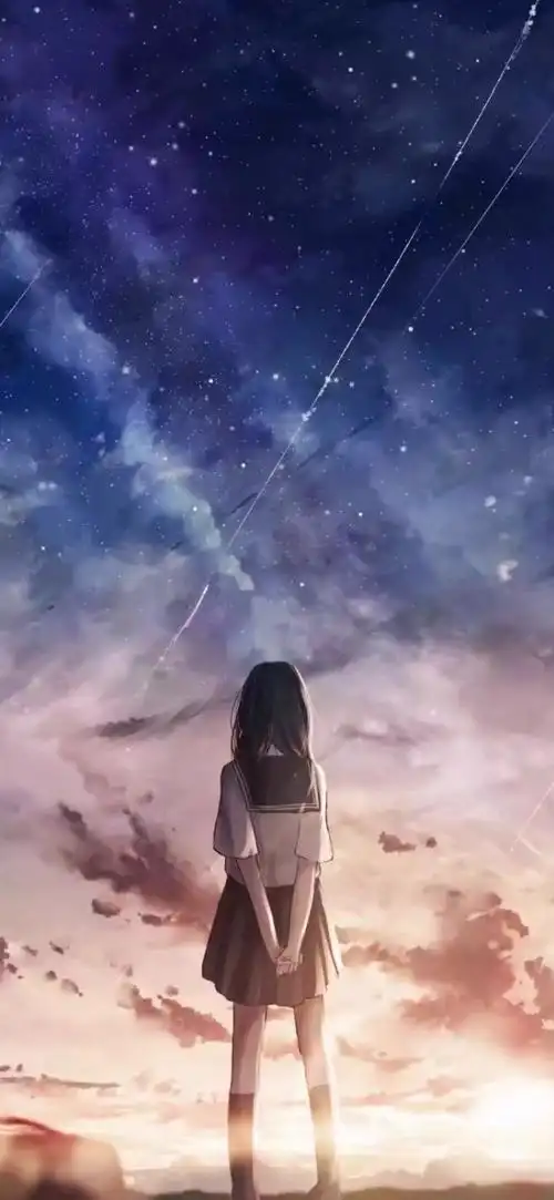 出单:星空动漫少女壁纸