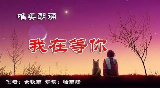 唯美朗诵丨余秋雨我在等你