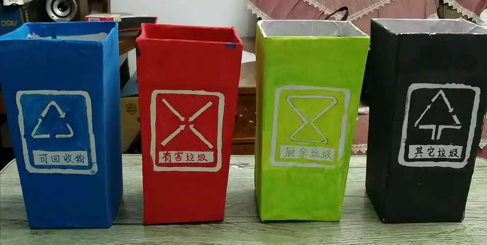 胜利小学二年六班 垃圾分类——利用废旧物品制作垃圾桶