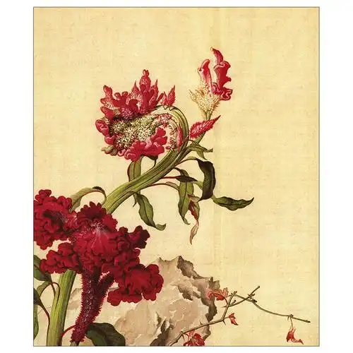 世宁花鸟高清花卉宣纸喷绘打印仿古复古古画国画