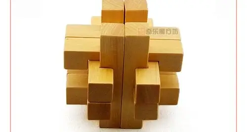 【益智玩具 孔明锁十二根装】12根版孔明锁 古典益智玩具 鲁班锁