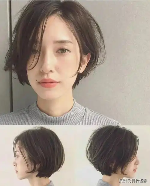 日系少年感短发,可甜可盐显脸小,超减龄