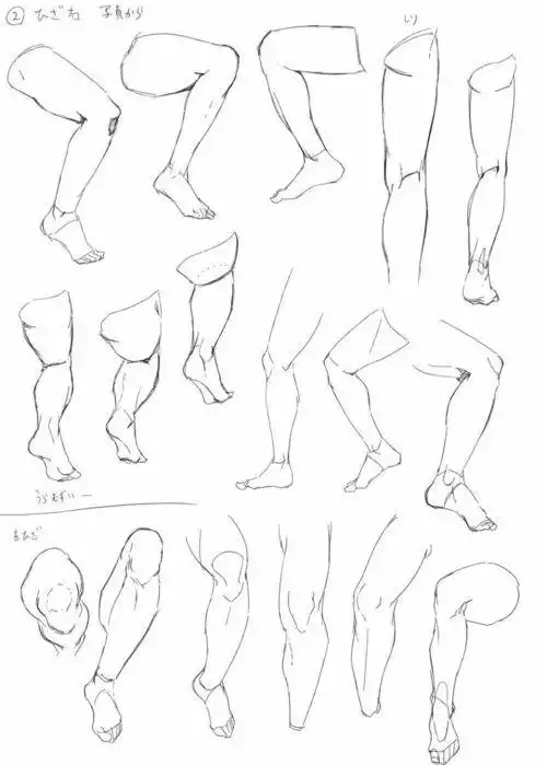 腿简笔画女生腿简笔画