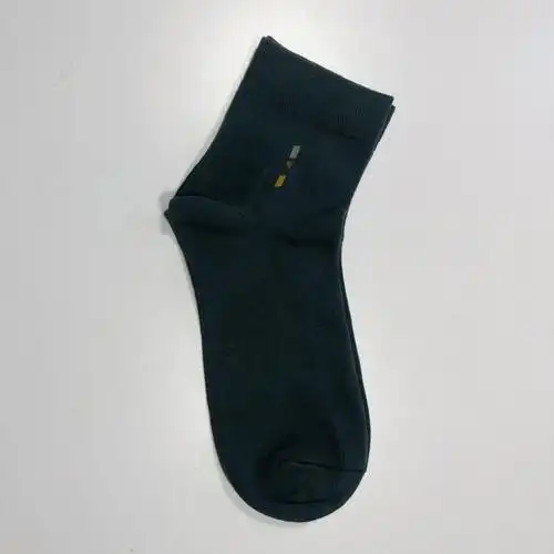 原雪绘无印白色良品精梳棉袜子男中筒袜吸汗排湿运动男士春春秋季薄款