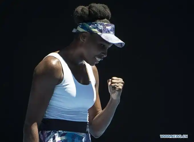 venus williams of the united states celebrates during the women