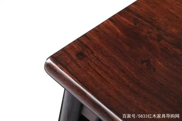 紫光檀(东非黑黄檀)富贵凳,直足直枨厚面板复刻经典!