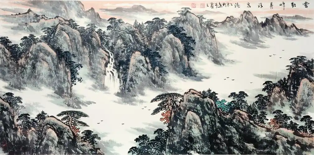 杨逸夫 山水