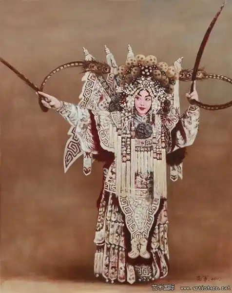 《抗金兵》,布面油画,80×100cm ,2011年