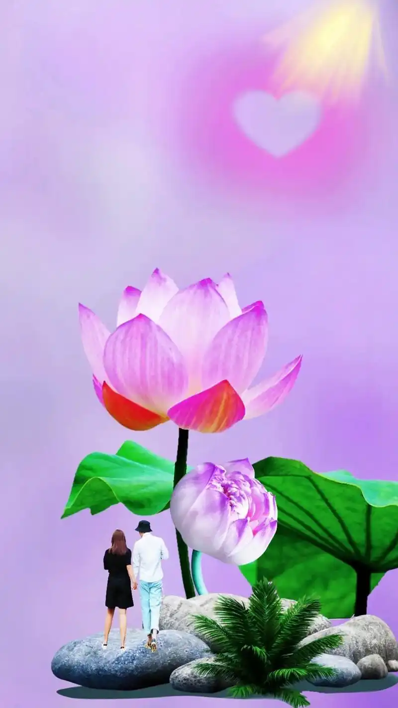 大数据不会乱推荐的,刷到这紫金荷花,你好运来了,艾特他所有心 - 抖音