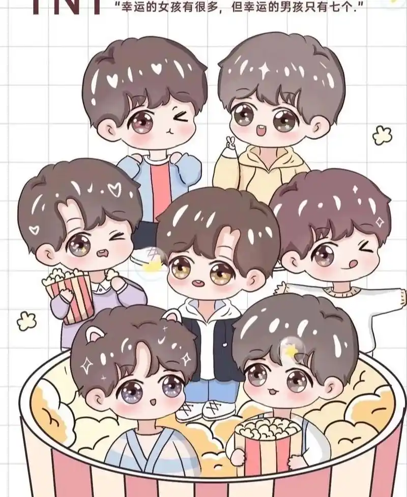 tnt时代少年团动漫头像 七小炸真的好帅啊啊啊 爱了爱了[舔屏][舔屏]