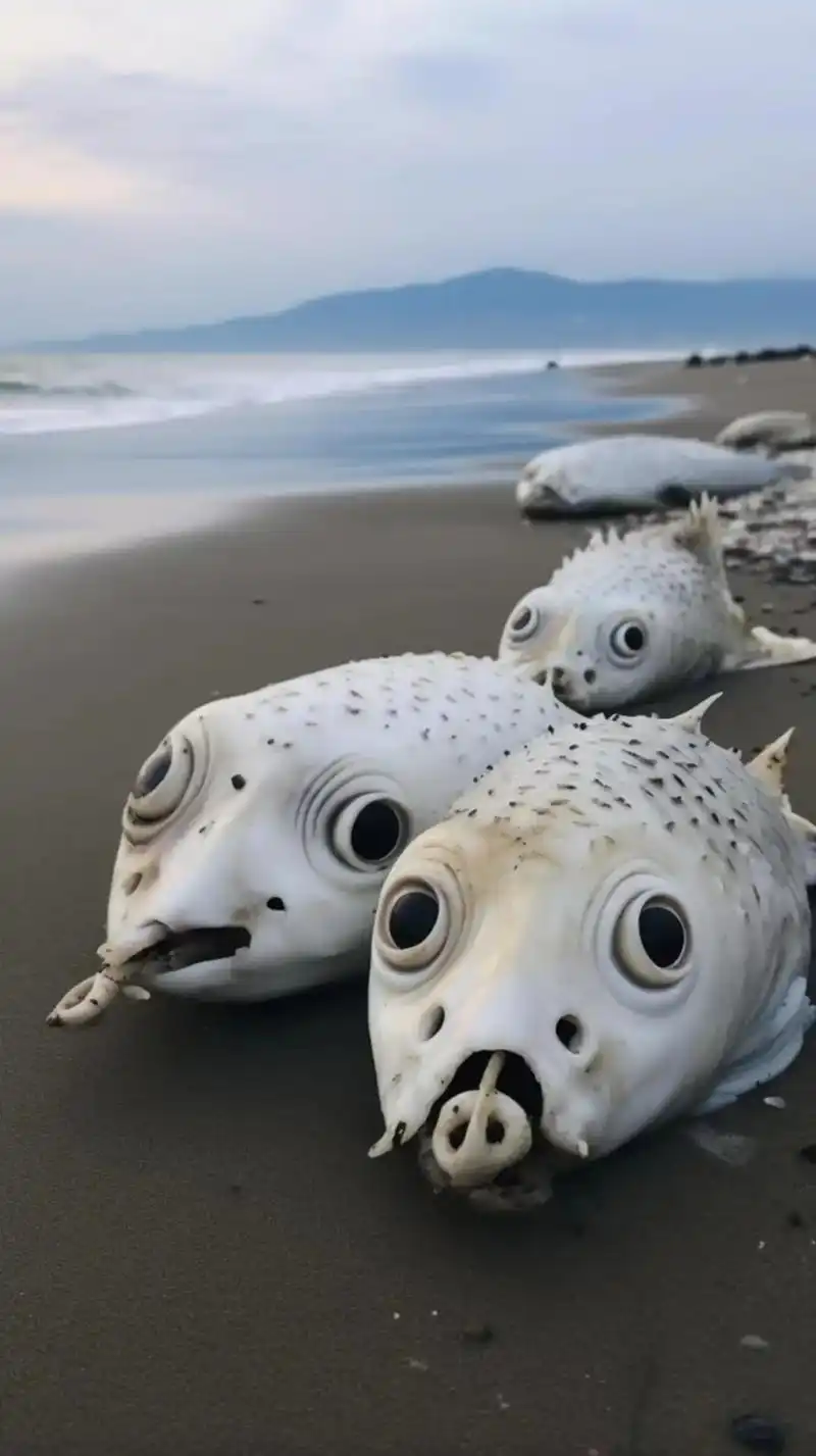 这鱼到底喝了什么水?变成了这副模样?#日本核污染水#核污水# - 抖音