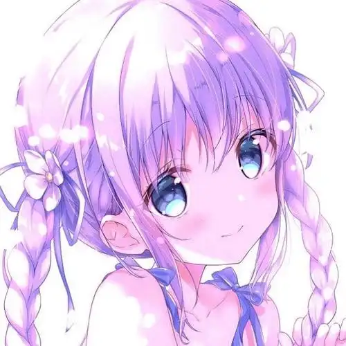 出单:紫色系动漫女头