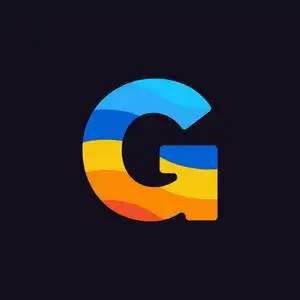 g 字母在重叠彩虹颜色中的设计向量照片