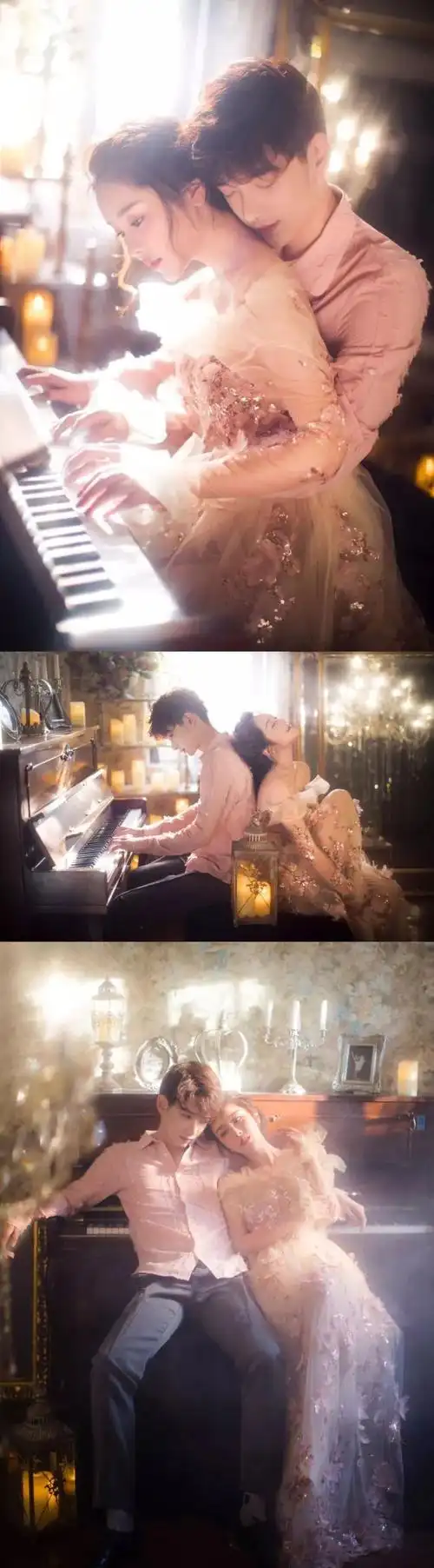 林珊珊和大白一周年写真