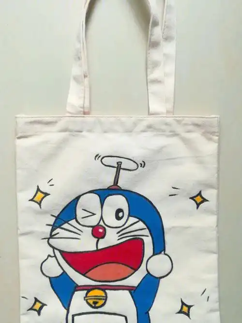 手绘帆布包哆啦a梦
