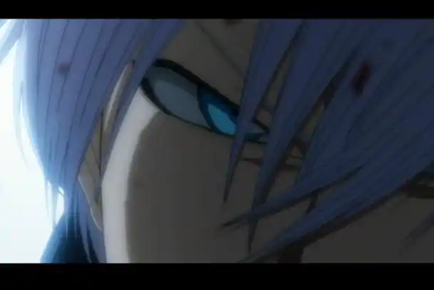 谁来告诉我~ 漫画《死神》里的市丸银的眼睛是什么色的~我貌似见过蓝