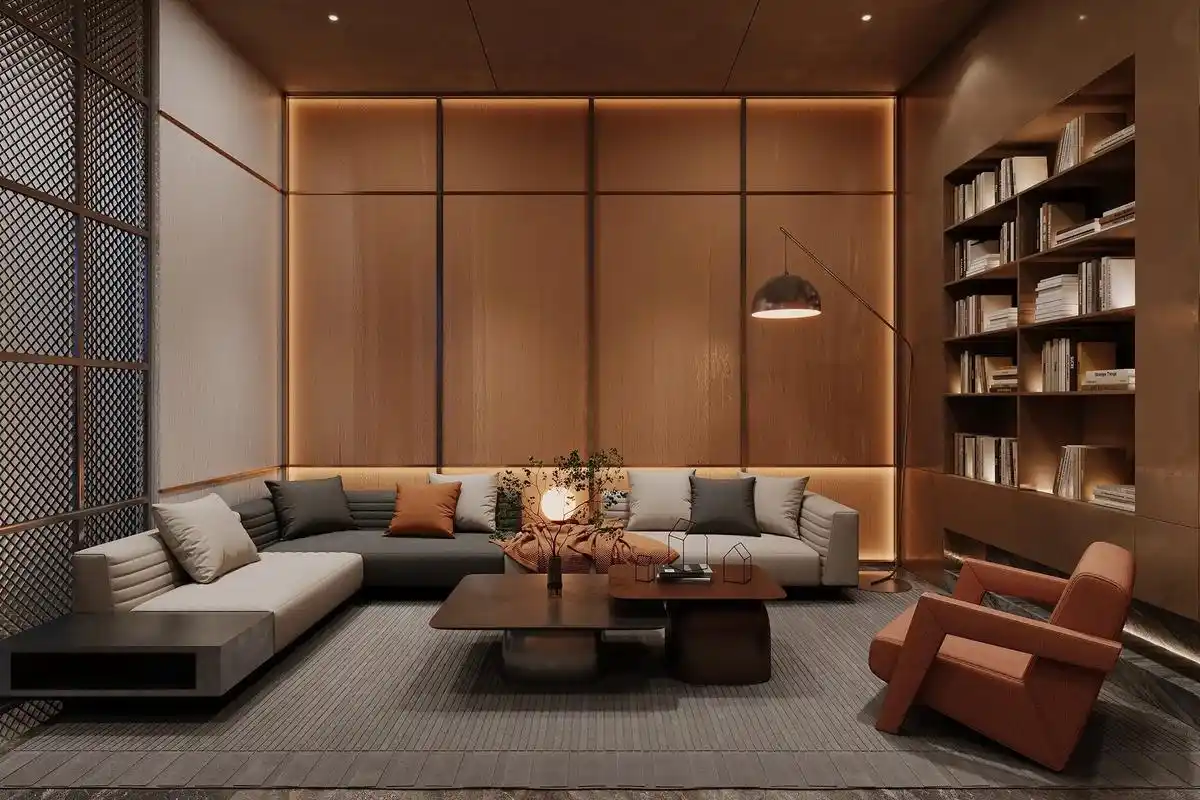 高级感虚拟休息区设计95.96层次:建筑形象 十空间内容 我 - 抖音