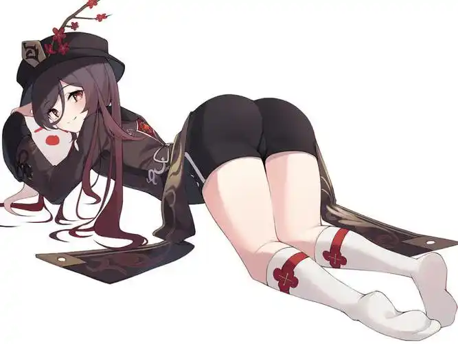 无题原神胡桃着袜足底