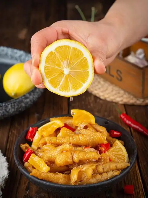 柠檬酸辣无骨鸡爪