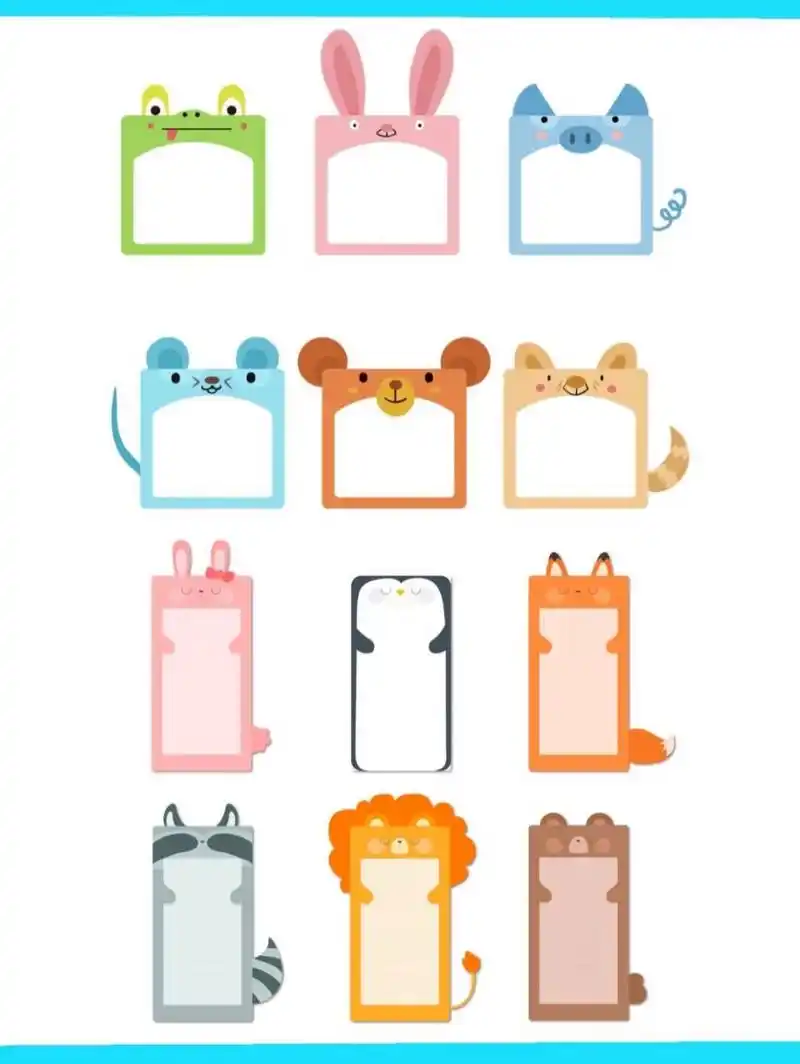 姓名贴|卡通姓名贴素材分享来啦 宝子们,今天分享可可爱爱的姓名贴