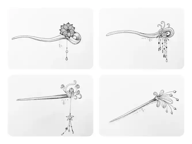 簪子素材合集74100