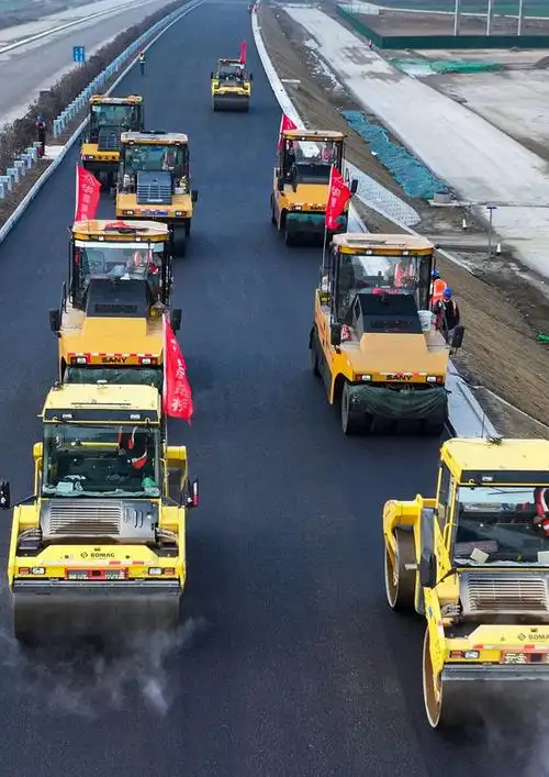 图说盐洛高速施工按下快进键