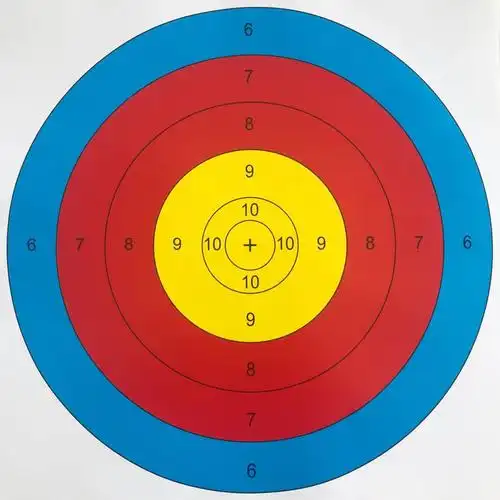 射箭配件40x40靶纸复合反曲直拉弓箭馆cs户外用品箭靶架纸