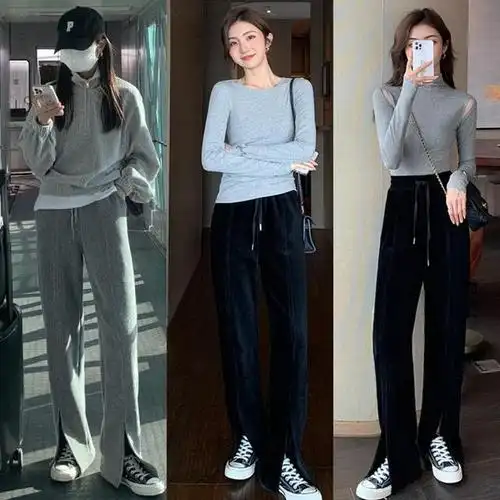 初冬阔腿裤更时髦的打开方式:和这些上衣,鞋子搭配,高级显腿长