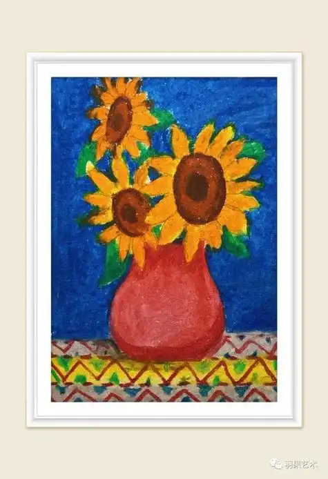 小学生简单油画 简单儿童油画