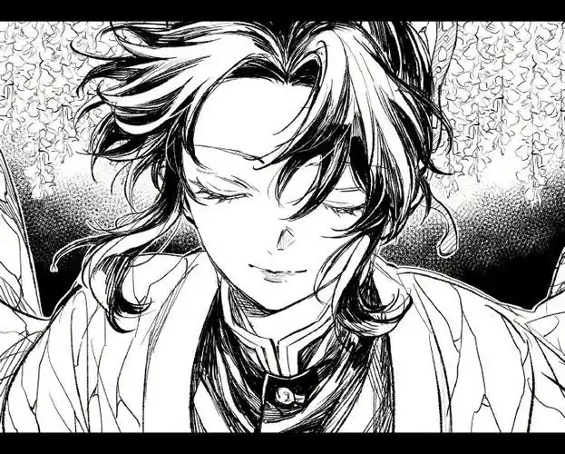 鬼灭之刃#ごじまる老师的黑白画风有点太好看了!