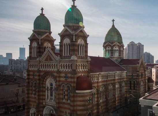 天津八大景点之一西开教堂,你喜欢吗?滨江道尽头