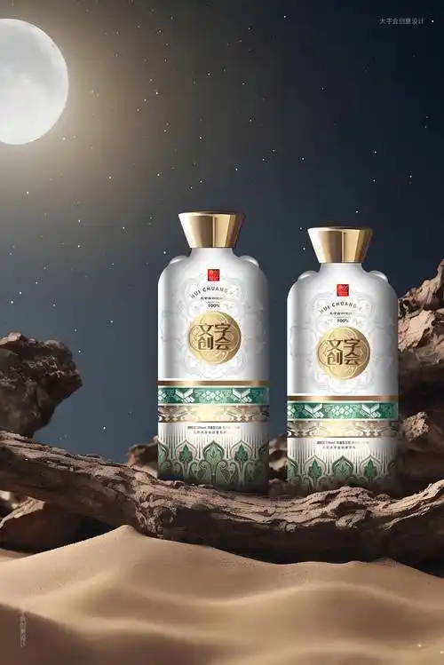 白色陶瓷酒瓶包装设计的魅力与特点.