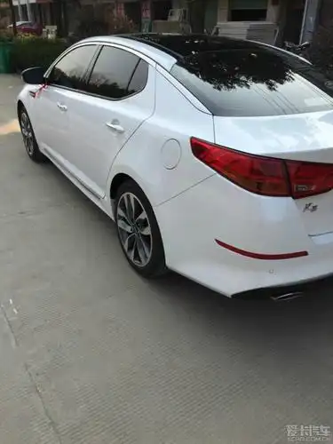 > 2014款k5珍珠白lux提车作业