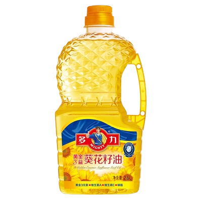 家用多力官旗黄金25l压榨食用油维生素葵花籽油