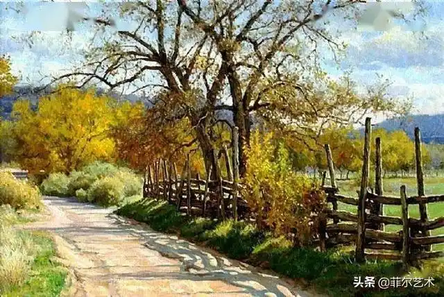 美国著名画家笔下风景油画50幅美醉了