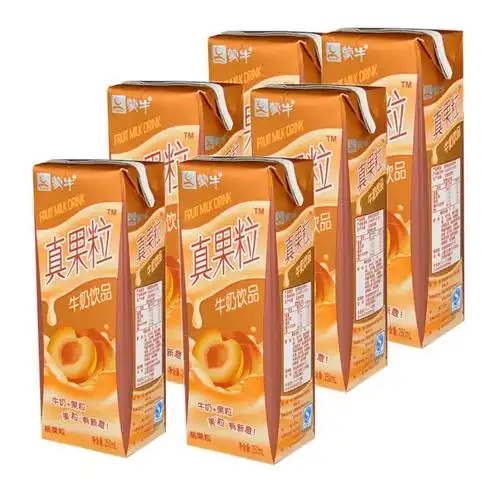 蒙牛 真果粒 牛奶(黄桃果粒) 250ml*12盒