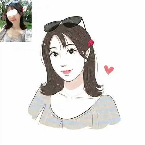 真人照片转手绘头像 怎么样把自己的照片变成手绘 手绘情侣图片