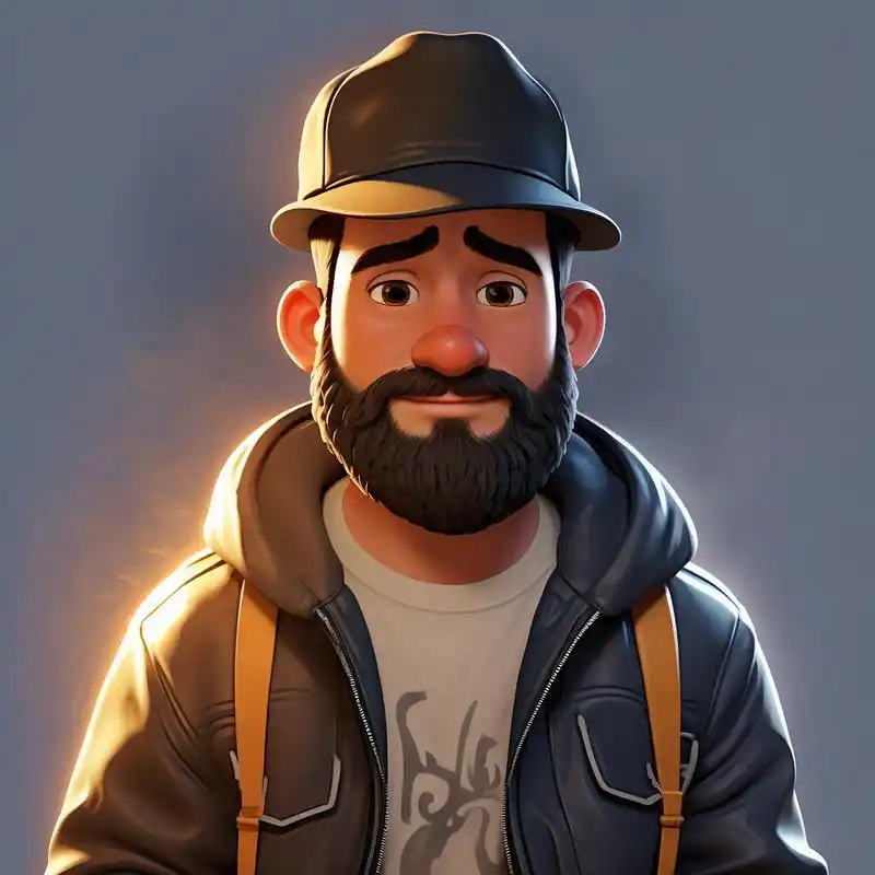 大胡子头像,真帅气啊90 哇,这组大胡子头像真的太酷了!