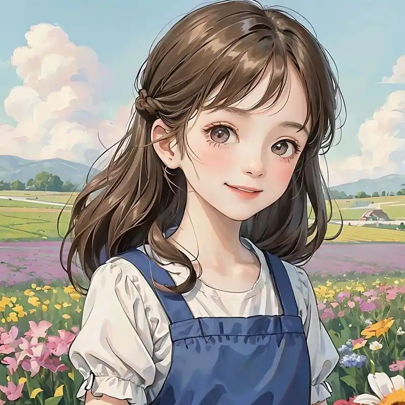 宫崎骏治愈系列女孩头像