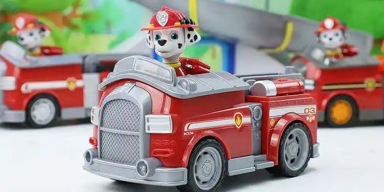 汪汪队立大功之毛毛与豪华版弹射水枪消防车