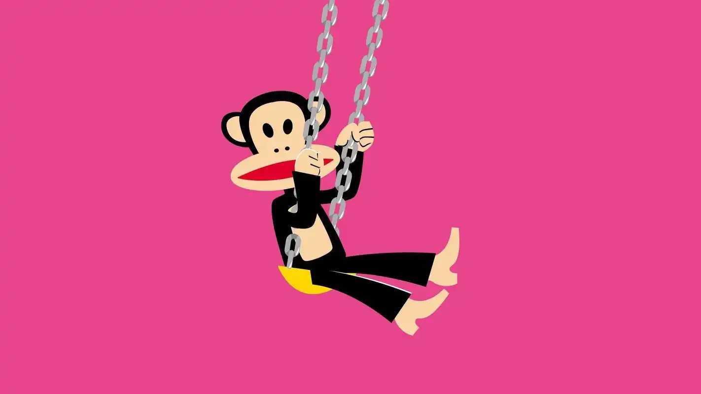 大嘴猴卡通精选桌面壁纸