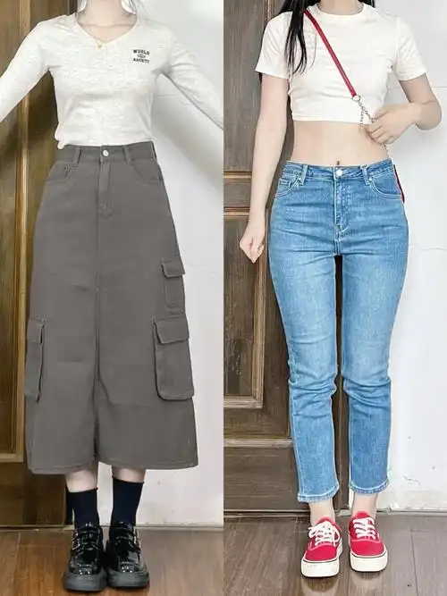 170116梨形假胯宽修身短t77裙子get魔鬼身材