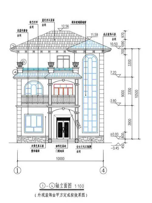 别墅室外设计图120平,分享需要的宝子