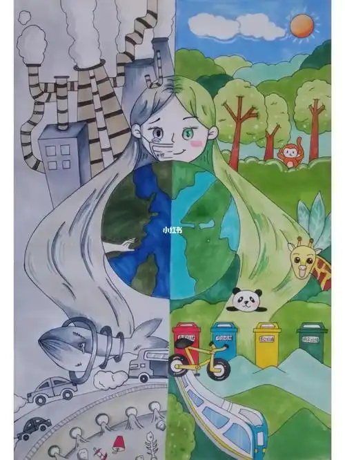 主题画保护环境