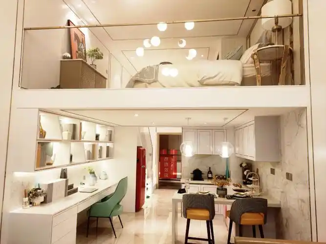 loft公寓  白领过度的选择,面积33平米,精装修#我要上热门  月供1700