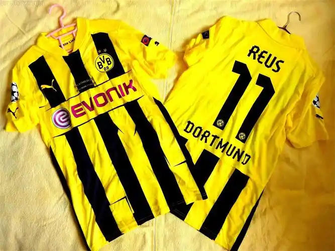罗伊斯1213多特蒙德欧冠落场版球衣