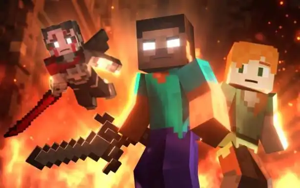 herobrine回归-艾利克斯和史蒂夫历险记(我的世界动画电影)