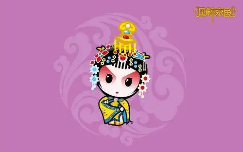 高清壁纸,动漫壁纸,招财童子之国粹京剧系列高清壁纸图片