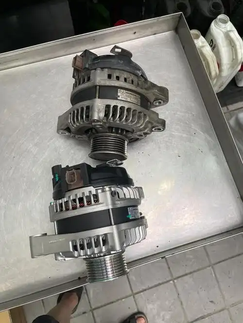 我的八代雅阁2.4lx发电机异响,去4s更换发电机.