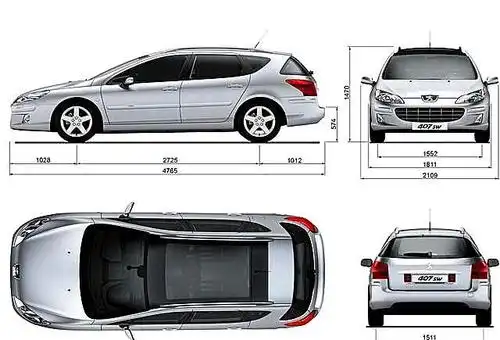 车辆的长,宽,高是一辆车的最基本外型尺寸,其中车身的长度是指前后两